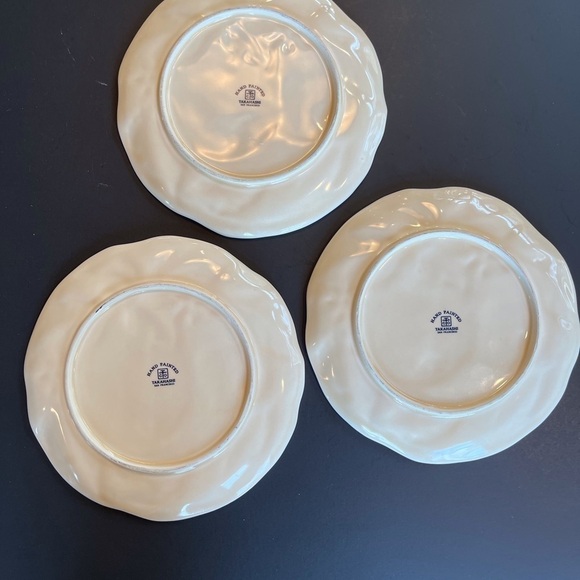 Takahashi Plates San Francisco, Set of 3 Vintage Orange Plates - Picture 5 of 11